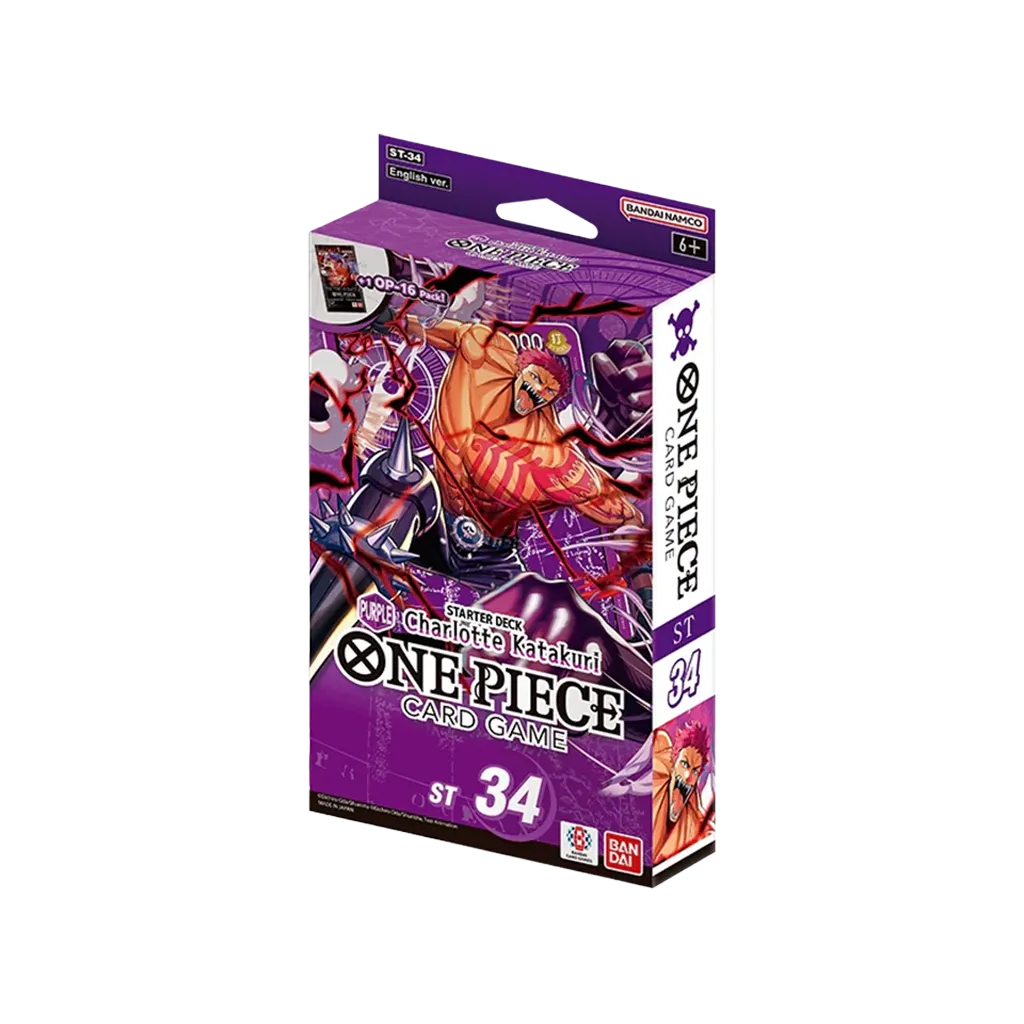 One Piece Card Game ST-34 Starter Deck Katakuri (Purple) sealed box, EN