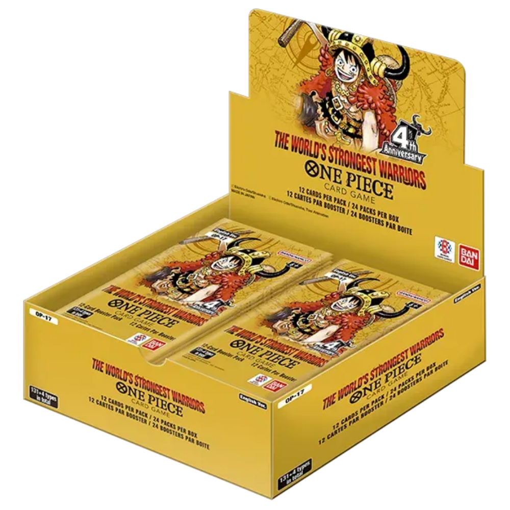 One Piece Card Game OP-17 The World's Strongest Warriors booster box, English 4th Anniversary edition