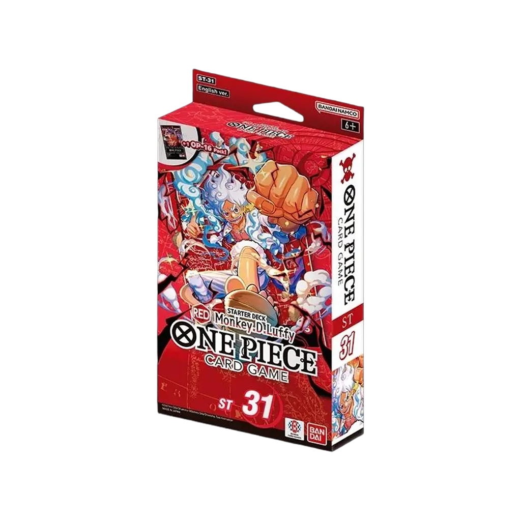 One Piece Card Game ST-31 Starter Deck Monkey D. Luffy (Red) sealed box, EN