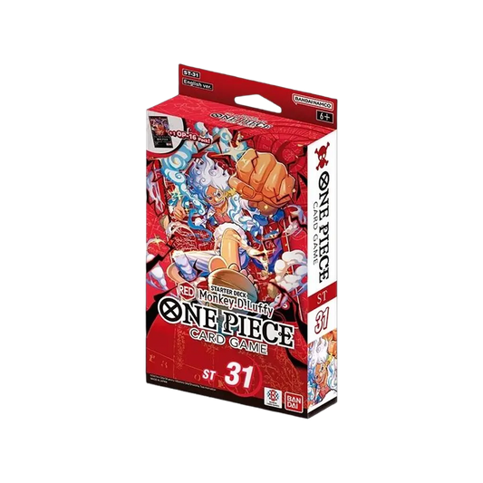 One Piece Card Game ST-31 Starter Deck Monkey D. Luffy (Red) sealed box, EN