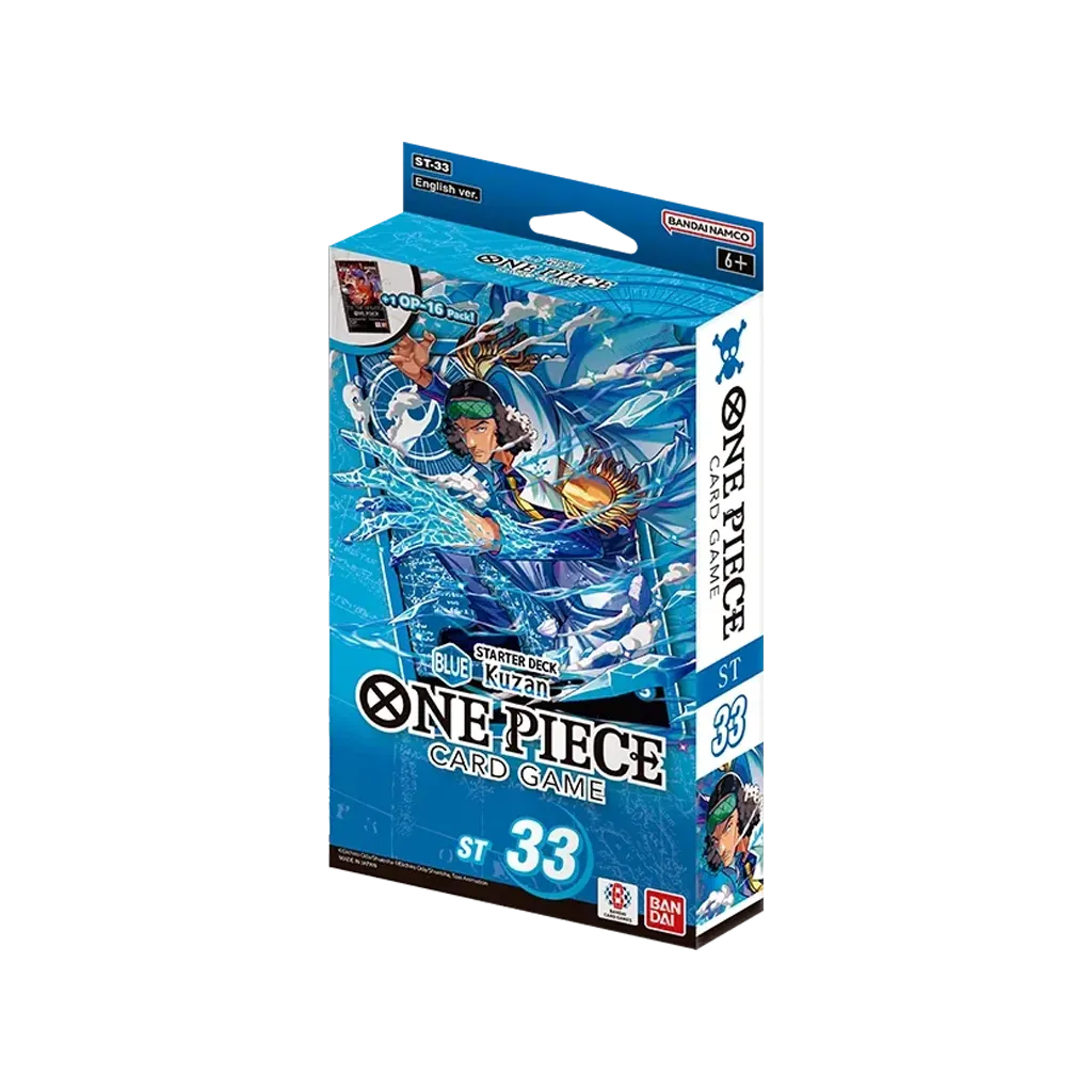 One Piece Card Game ST-33 Starter Deck Kuzan (Blue) sealed box, EN