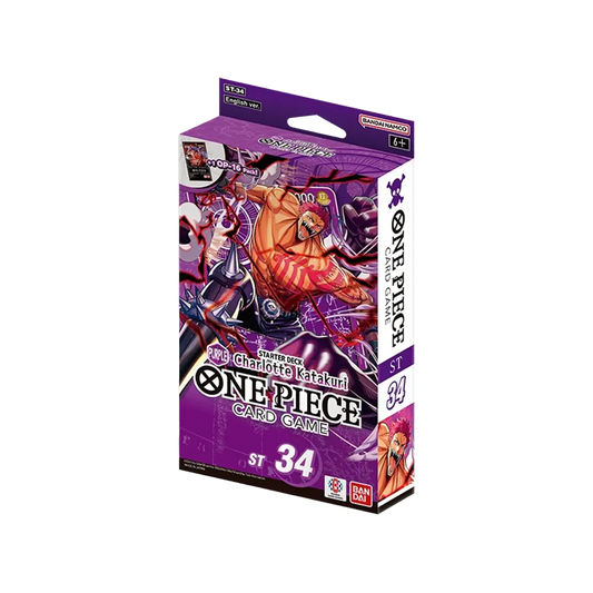 One Piece Card Game ST-34 Starter Deck Katakuri (Purple) sealed box, EN